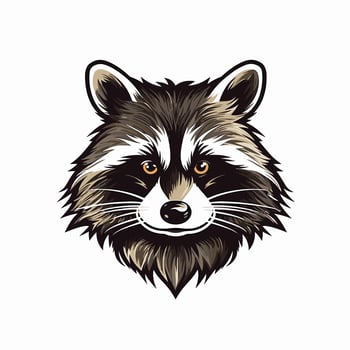Raccoon Vector Cute Raccoon Cartoon Symbol