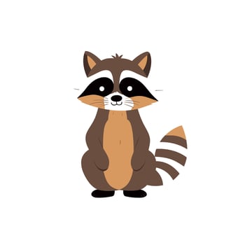Raccoon Vector Cute Raccoon Cartoon Symbol