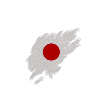 Japan Brush Flag png