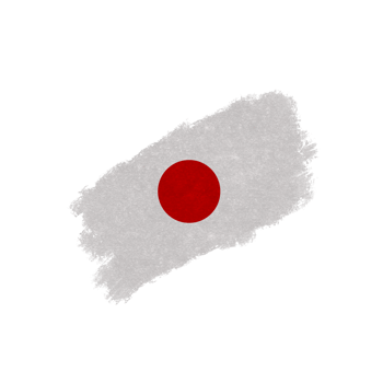 Japan Brush Flag png