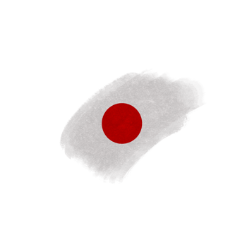 Japan Brush Flag png