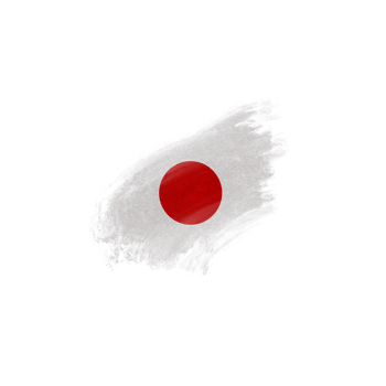 Japan Brush Flag png