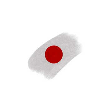 Japan Brush Flag png