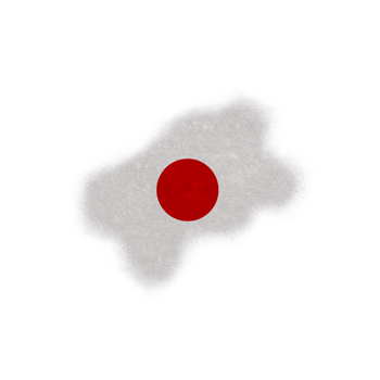 Japan Brush Flag png