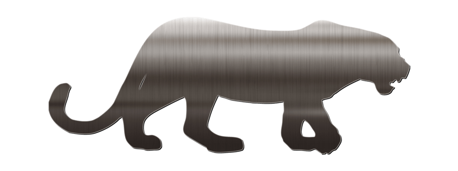 leopard logo metal effects png