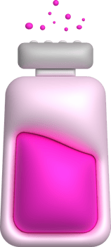 3d illustration bottle of seasoning powder minimal style. png