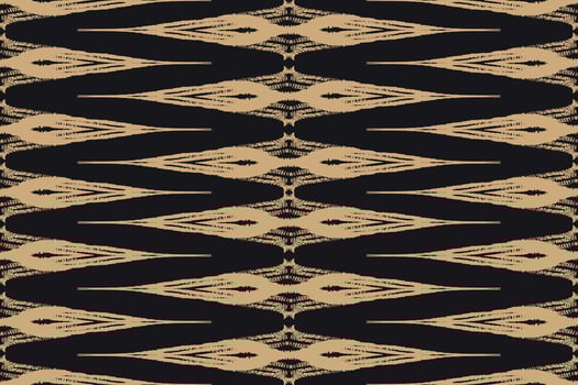 Ikat geometric folklore ornament. Tribal ethnic vector texture. Seamless striped pattern in Aztec style. Figure tribal embroidery. Indian, Scandinavian, Gypsy, Mexican, folk pattern.