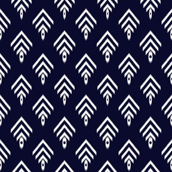 Ethnic abstract ikat art. Seamless pattern in tribal, folk embroidery, and Mexican style. Aztec geometric art ornament print.Design for carpet, wallpaper, clothing, wrapping, fabric, cover, textile vector
