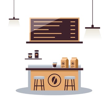 Coffee Ilustration Design for International Coffee Day vector