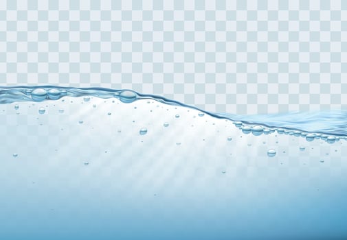 Realistic Detailed 3d Pure Water Splash. Vector