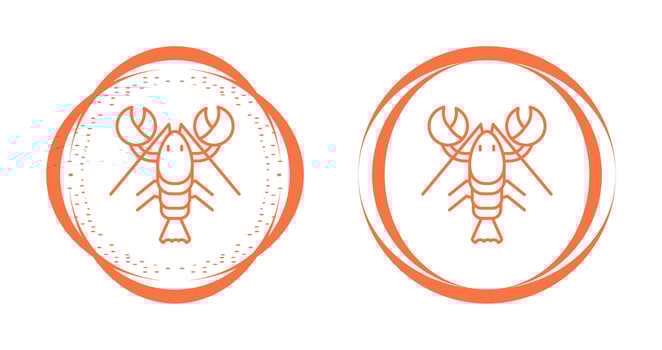 Lobster Vector Icon