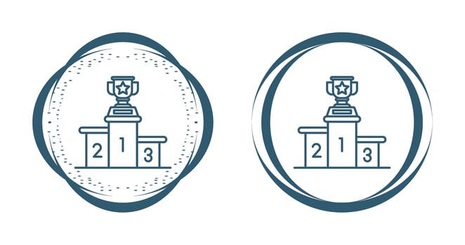 Podium Vector Icon
