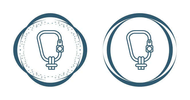 Carabiner Vector Icon