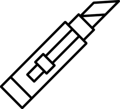 Cutter Line Vector Icon Design
