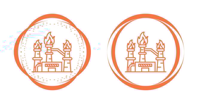 Natural Gas Vector Icon