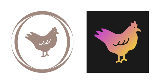 Chicken Vector Icon
