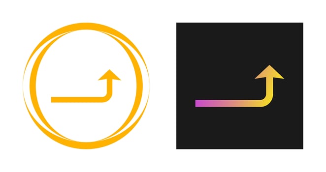Turn Up Vector Icon