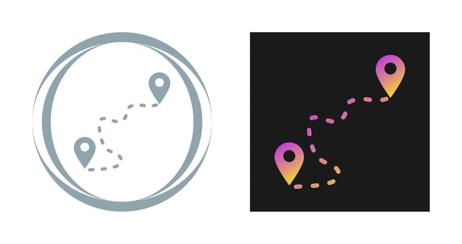 Distance Vector Icon