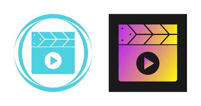 Clapperboard Vector Icon