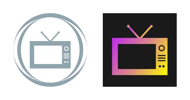 Television Vector Icon