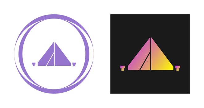 Tent Vector Icon