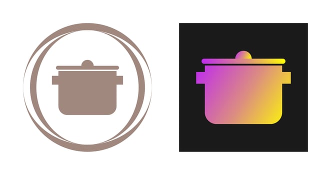 Cooking Pot Vector Icon