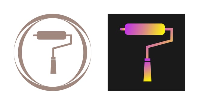 Paint Roller Vector Icon