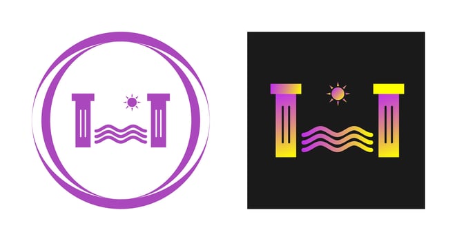 Hydro Power Vector Icon