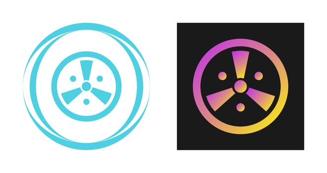 Radiation Vector Icon
