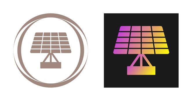 Solar Panel Vector Icon