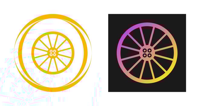 Wheel Vector Icon