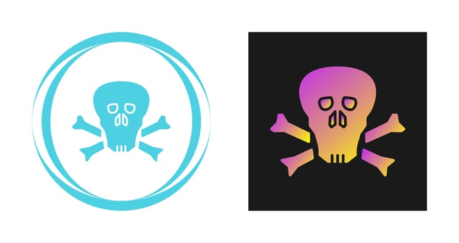 Pirate Skull Vector Icon