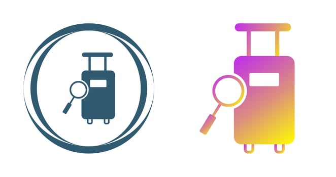 Find Luggage Vector Icon