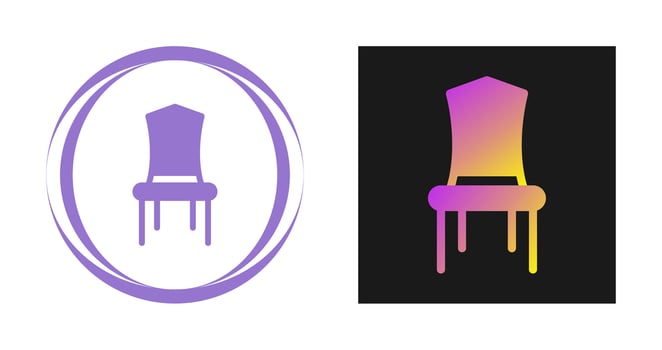 Conference Room Chair Vector Icon