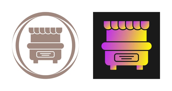 Food Stall Vector Icon