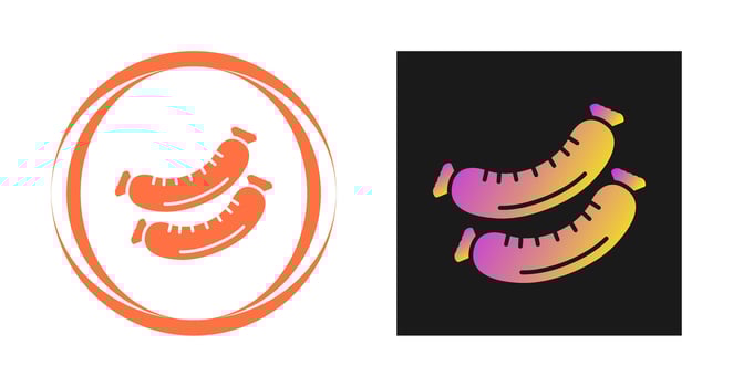 Sausage Vector Icon