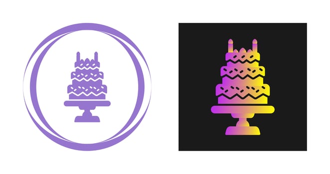 Birthday Cake Vector Icon