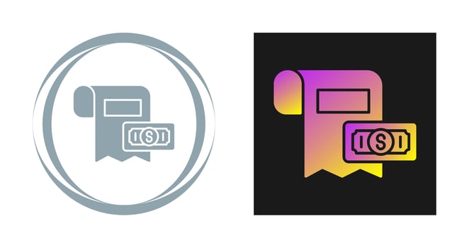 Bills Vector Icon