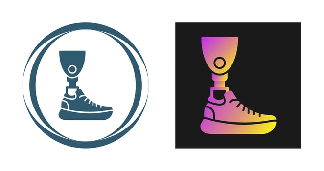 Prosthesis Vector Icon