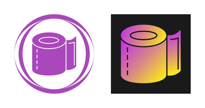 Toilet Paper Vector Icon