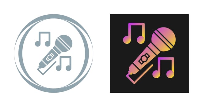 Karaoke Vector Icon