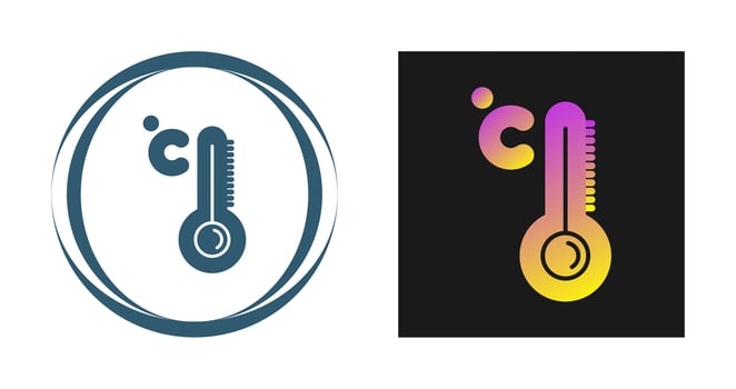 High Temperature Vector Icon