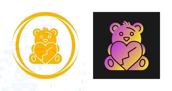 Teddy Bear Vector Icon