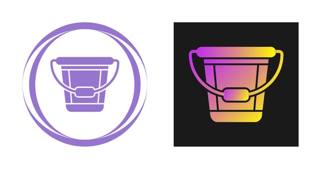 Bucket Vector Icon