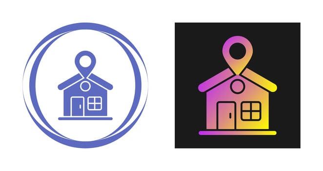 Home Location Vector Icon