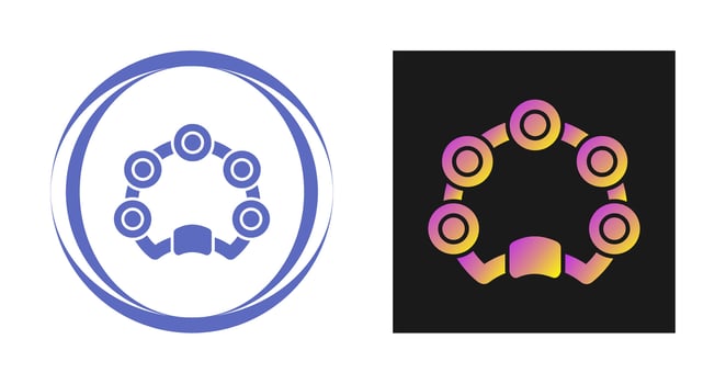 Tambourine Vector Icon