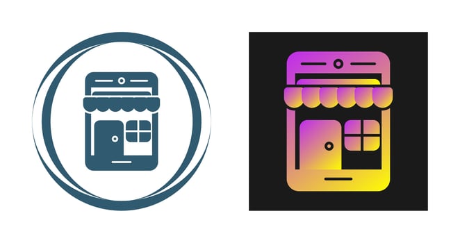 Online Shop Vector Icon