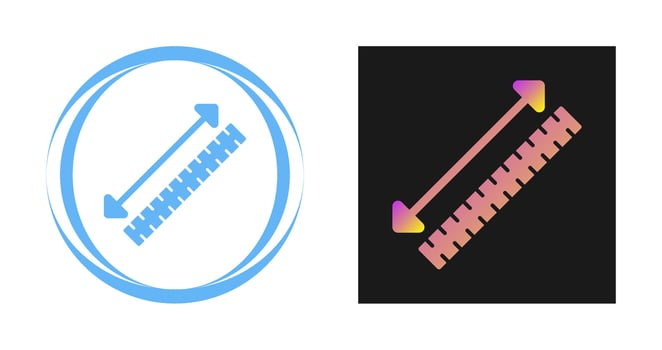 Measuring Tape Vector Icon