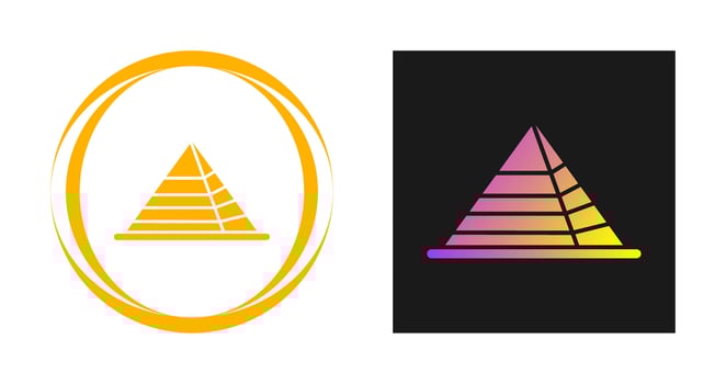 Pyramid Vector Icon