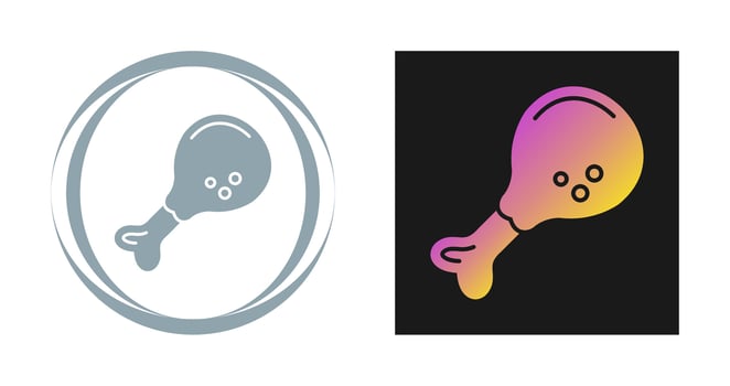 Leg Piece Vector Icon
